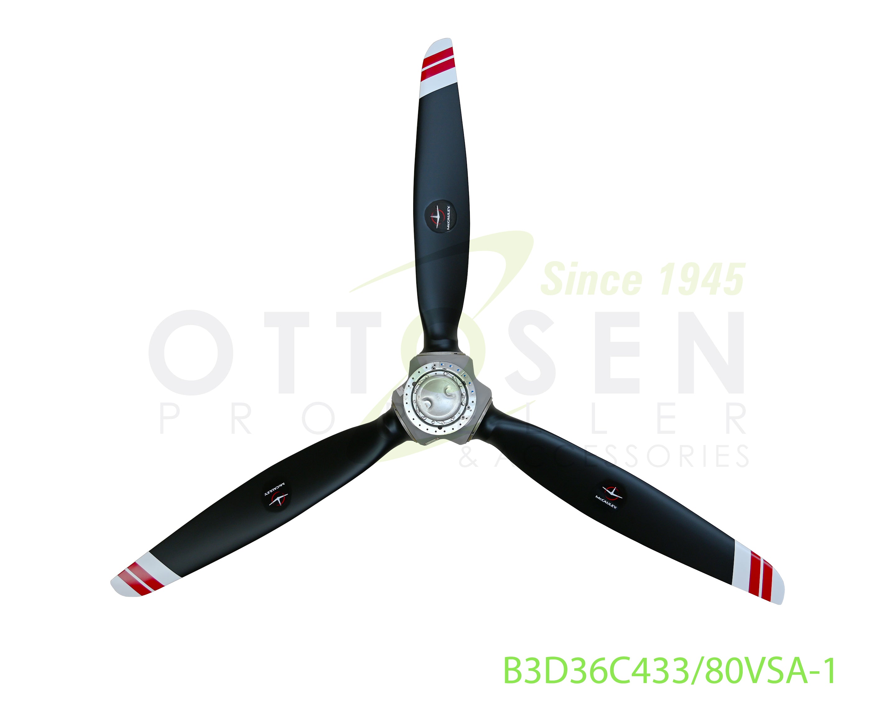 Vintage McCauley Propeller プロペラ飛行機軍用機