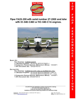 PIPER-AZTEC-PA23-250-E2R00124STP-14V-PAGE-1