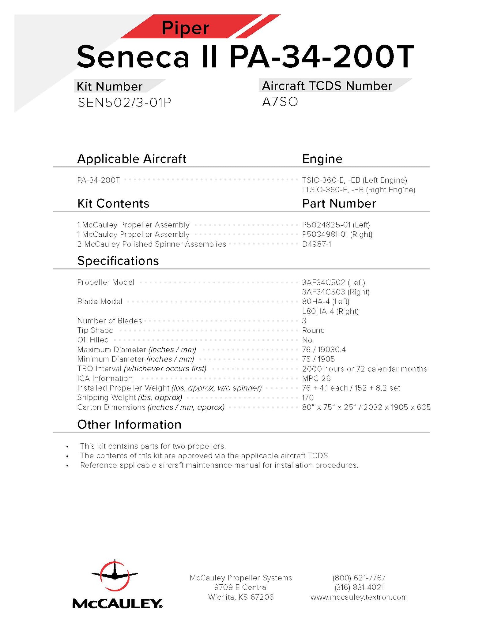 PIPER-SENECA-II-PA34-200T-SEN5023-01P-PAGE-1