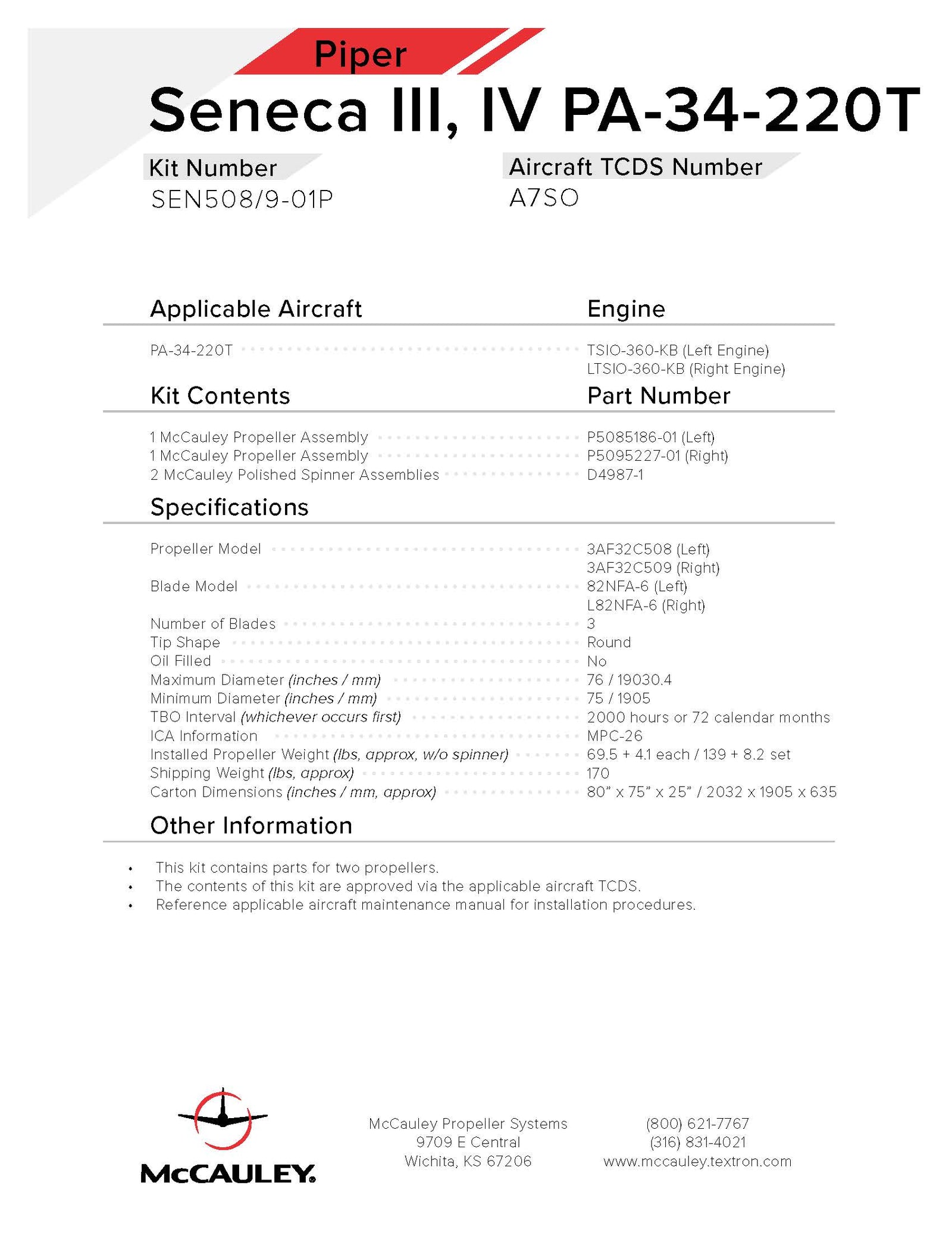 PIPER-SENECA-III-IV-PA34-220T-SEN5089-01P-PAGE-1