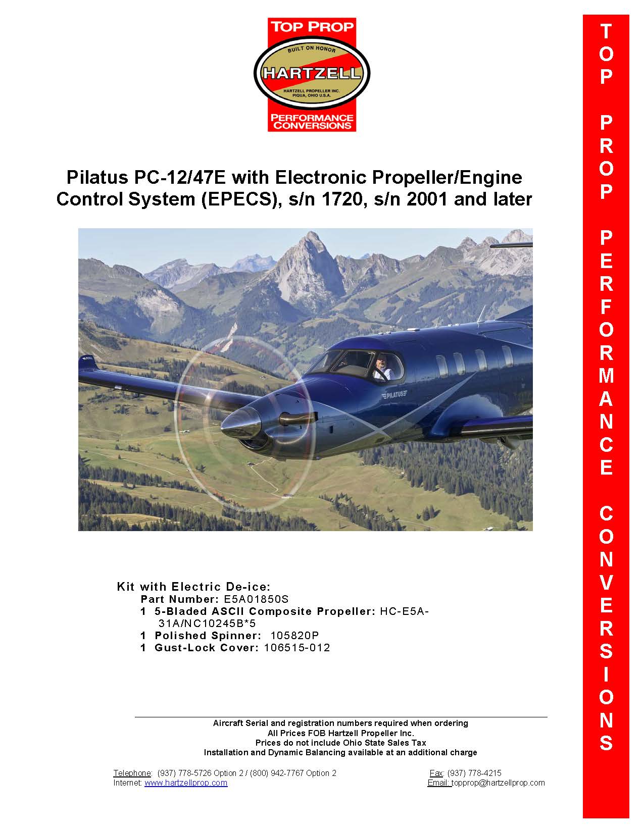 E5A01850S-HARTZELL-PROPELLER-PILATUS-PC-12-47E-5-BLADE-COMPOSITE-TOP-PROP-PICTURE-1